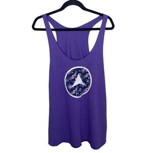 AspinWall Purple Lightweight Loose Fitting & Flowy Sleeveless Tank Top Size XL